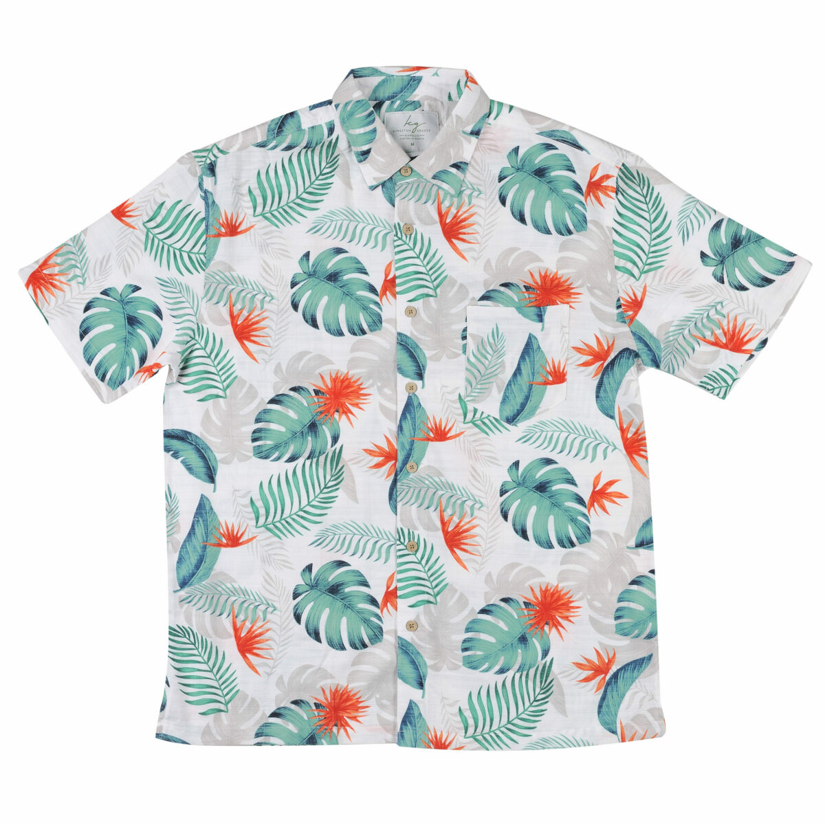 Kingston Grange Men's Short Sleeve Bamboo Shirt - Tahiti | Home + Heart